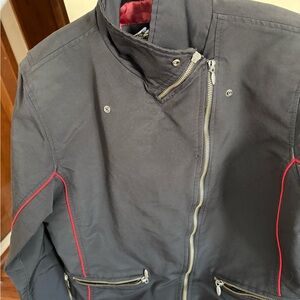 Black and red vintage Harley Davidson jacket